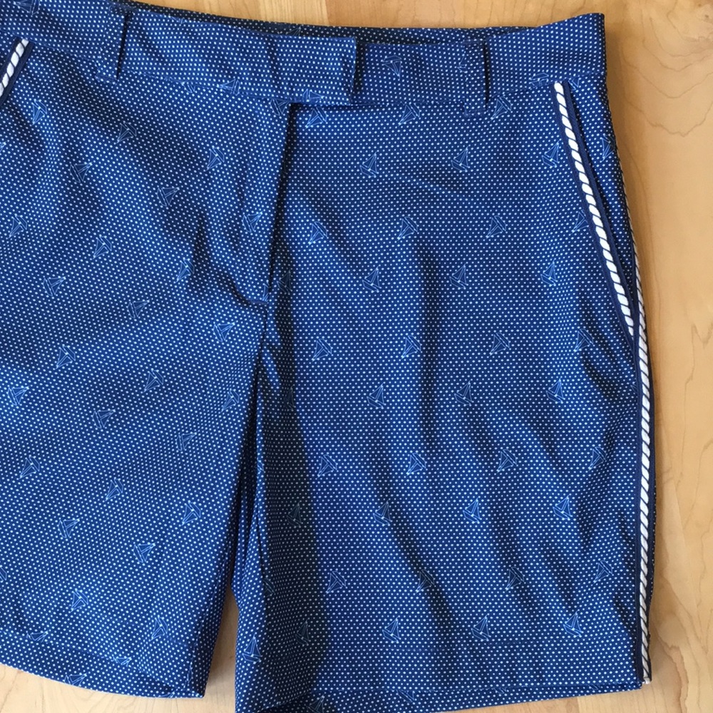 LADY HAGEN | Sailboat ⛵ Print Nautical Golf Shorts - Picture 7 of 15